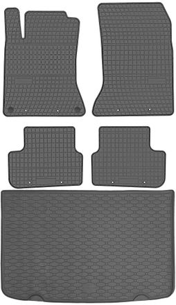 OEM Juego De Alfombrillas De Goma Para Coche Y Maletero Para Mercedes Clase A W176 Hatchback (2012-2018)