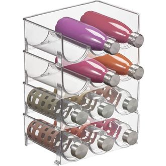 mDesign Plastic Free-Standing Stackable Bottle Storage Rack, 2 Pack in Clear at Nordstrom
