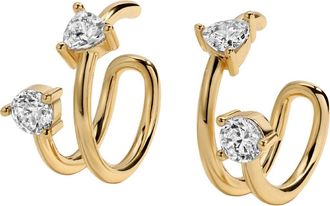 Lili Claspe Eraz Set of 2 Ear Cuffs in Gold at Nordstrom