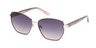 Guess GU00102 20B Womens Sunglasses Gold Size 56