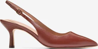 Cole Haan Womens Hansell Slingback Pumps - Brown Size 10.5
