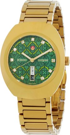 Rado Diastar Original Automatic Crystal Green Dial Unisex Watch R12161313