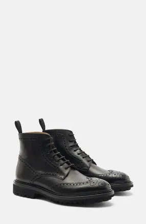Scarosso Thomas Boots in Black - Calf at Nordstrom, Size 41.5
