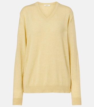 The Row Nian cashmere top