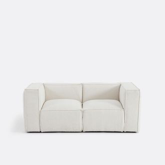 La Redoute Interieurs Modulaire zetel, 2-zit, bouclette, Seven