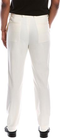 Brunello Cucinelli Wool Blend Tailored Trousers - White