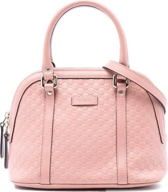 Gucci Pre-owned Gucci Mini Microguccissima Dome Satchel Ladies 449654 493492