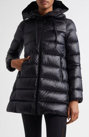 Moncler Suyen Quilted Down Parka in U99-Dark Black at Nordstrom, Size 00