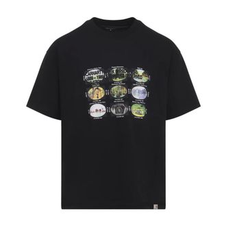 Carhartt Work in Progress Carhartt Wip, T-Shirts, male, Black, Size: XL S/S Coordinates T-Shirt