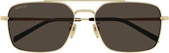 Gucci Sunglasses Gg1957 Sa 002 Gold/Brown Men
