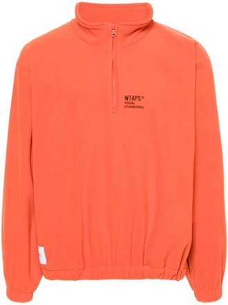 Wtaps Depst polar-fleece sweatshirt - Orange