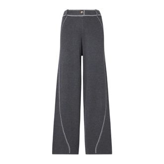 Liu Jo Pantaloni con cuciture a contrasto - - Trousers - Donna - Grigio - S