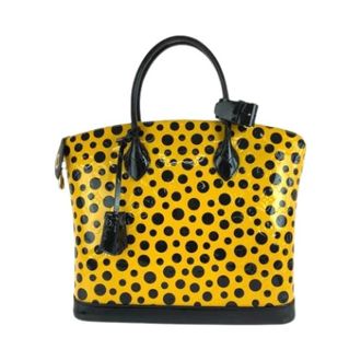 Louis Vuitton Pre-owned Handbags, female, Yellow, Size: ONE SIZE Pre-owned Vintage Patent Leather Handbag