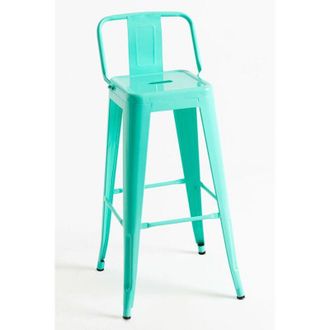 Regalos Miguel Taburetes Altos - Taburete Torix Respaldo - Verde Menta