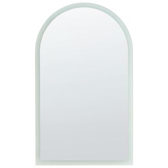 Beliani Espejo De Pared Led De Vidrio Sin Contacto Dormitorio Ba&ntilde;o 100 X 60 Cm Verde Suin