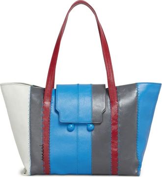 Marni Borsa tote Trunkaroo grande - Blu
