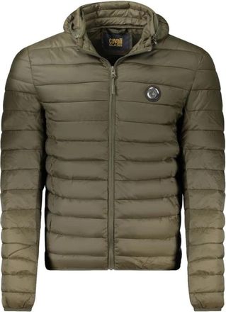 Cavalli Polyester Jas - Heren - Winterjassen - Groen - S - Polyester - Jassen