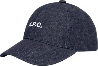 A.P.C. Charlie Cap - unisex - Petten - Blauw - 54 CM - Katoen - Accessoires