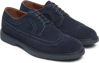 Nero Giardini Wingtip Derby in Navy at Nordstrom, Size 11-11.5Us