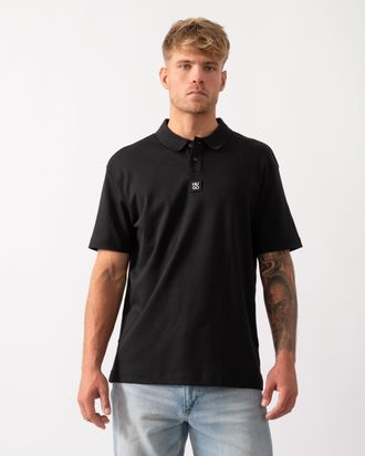 HUGO BOSS Deabono Poloshirt in Zwart