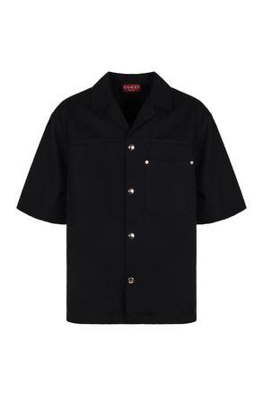 Gucci Short Sleeve Cotton Shirt