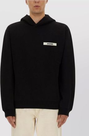 Jacquemus hooded sweater ribbed finish