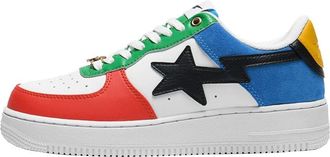 Generic Couple Casual whiteboard Shoes Fashionable Versatile Comfortable Shock Absorbing Outdoor Casual Sneakers (Red,5.5)