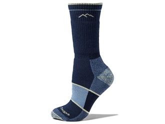 Darn Tough Merino Wool Boot Socks Full Cushion Womens Crew Cut Socks Shoes Eclipse : MD (US 7.5-9.5), Lycra/Merino/Nylon