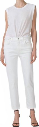 Citizens Of Humanity Isola Straight Crop Pants In Wildflower