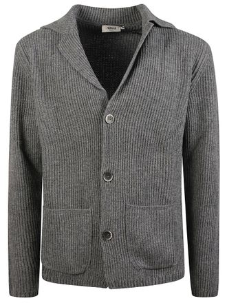 Altea Button-Up Ribbed Virgin Wool Cardigan