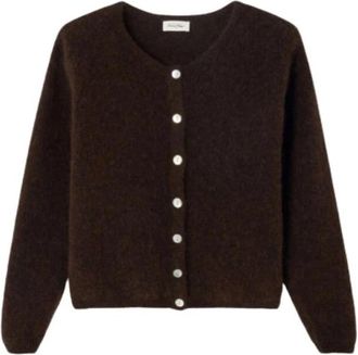 American Vintage Truien - Dames - Vesten - Bruin - L - Wol - Truien & Vesten