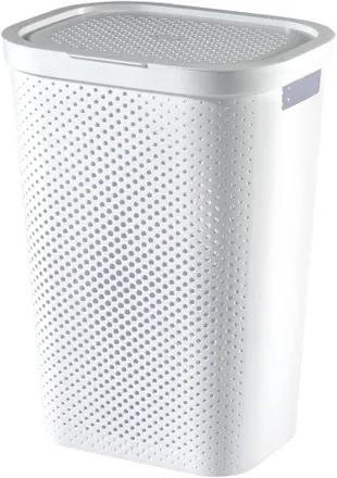 OEM Cesta De Lavander&iacute;a Grande De Algod&oacute;n Tejido Con Asa, Cesta De Lavander&iacute;a De Cuerda De Algod&oacute;n, Cesta De Almacenamiento Plegable Para Ropa, Juguetes, 