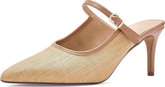 Journee Collection Tiffee Womens Shoes Natural : 6.5 M, Synthetic