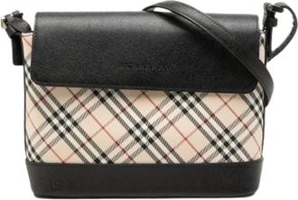 Burberry Borsa a tracolla Pre-owned in tela - - Pre-owned - Donna - Beige - ONE SIZE