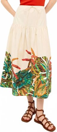 Marie Oliver Louise Midi Skirt In Paradise