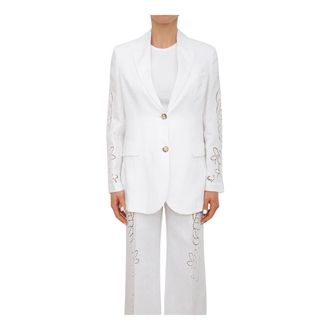 Ermanno Scervino Firenze Jacket - female - Ermanno Scervino - Blazers - White - S - Jackets