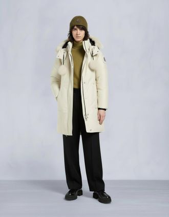 Moose Knuckles Womens Original Stirling Shearling Trim Parka