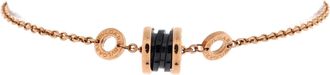 Bulgari B. Zero1 Soft Bracelet 18K Rose Gold with Ceramic