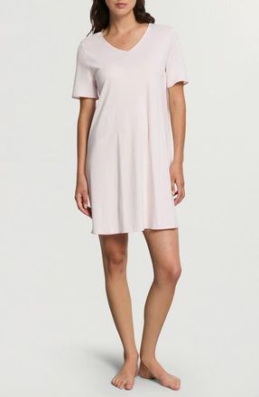 Hanro Cotton & Silk Nightshirt in Honeydew at Nordstrom, Size X-Large