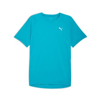 Puma Laufshirt PUMA M RUN VELOCITY TEE (POLY), Herren, Gr. XXL, blau (speed blau), Web, Obermaterial: 100% Polyester, unifarben, regular fit normal, Rundha