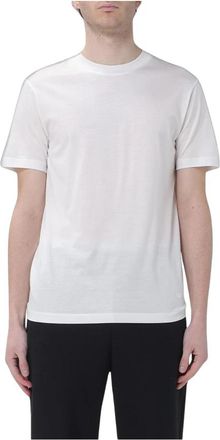 Emporio Armani Natuurlijk T-shirt met ronde hals en korte mouwen - Heren - T-shirts - Wit - 3XL - Tops