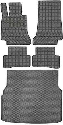 OEM Juego De Alfombrillas De Goma Para Coche Y Alfombrilla Para Maletero Para Mercedes Clase C W205 Familiar (de Octubre De 2014 A Febrero De 2021)