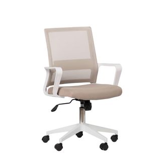 Klast Silla de escritorio de polipropileno beige 60 cm x 95-105 cm