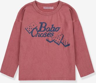 Bobo Choses Shirt Dominos Kinder BOBO CHOSES braun