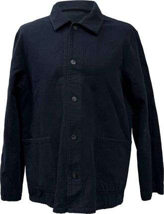 A.P.C. A. P.C. Button Up Jacket in Black Cotton