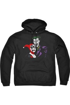 Gildan Batman Joker & Harley Adult Pull Over Hoodie / Hooded Sweatshirt