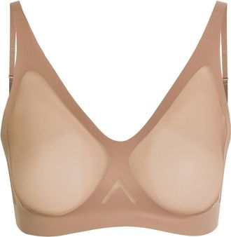 Spanx Sheersense Sculpting Mesh bra - Nude - M (UK12 / M)