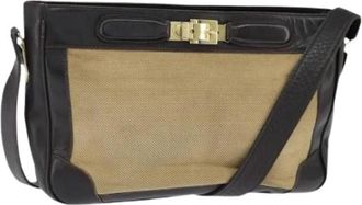 Celine Pre-owned Vintage Cross Body Bag - Dames - Vintage Schoudertas - Beige - ONE Size - Vintage