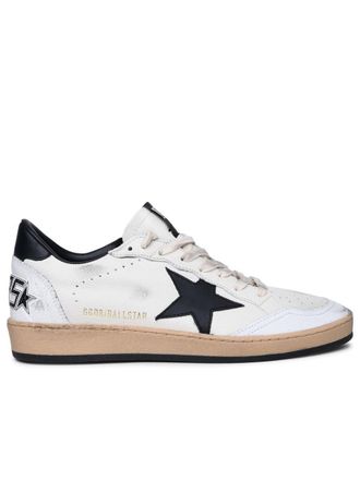 Golden Goose Ball Star White Leather Sneakers