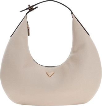 Guess Evie Hobo Tas - Dames - Schoudertassen - Beige - ONE Size - Leer - Tassen